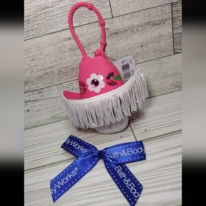 Bath & Body Works Pink Cowgirl Hat Pocketbac Sanitizer Holder NWT